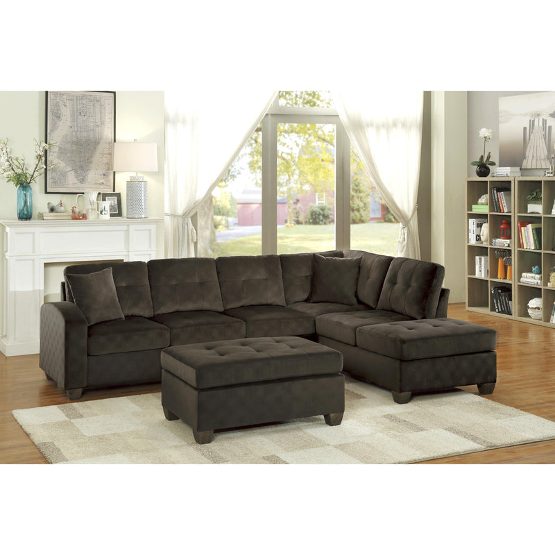 Homelegance Emilio Stationary Fabric 3 pc Sectional 8367CH*3 IMAGE 9