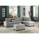 Homelegance Maston Fabric 2 pc Sectional 9507GRY*SC IMAGE 6