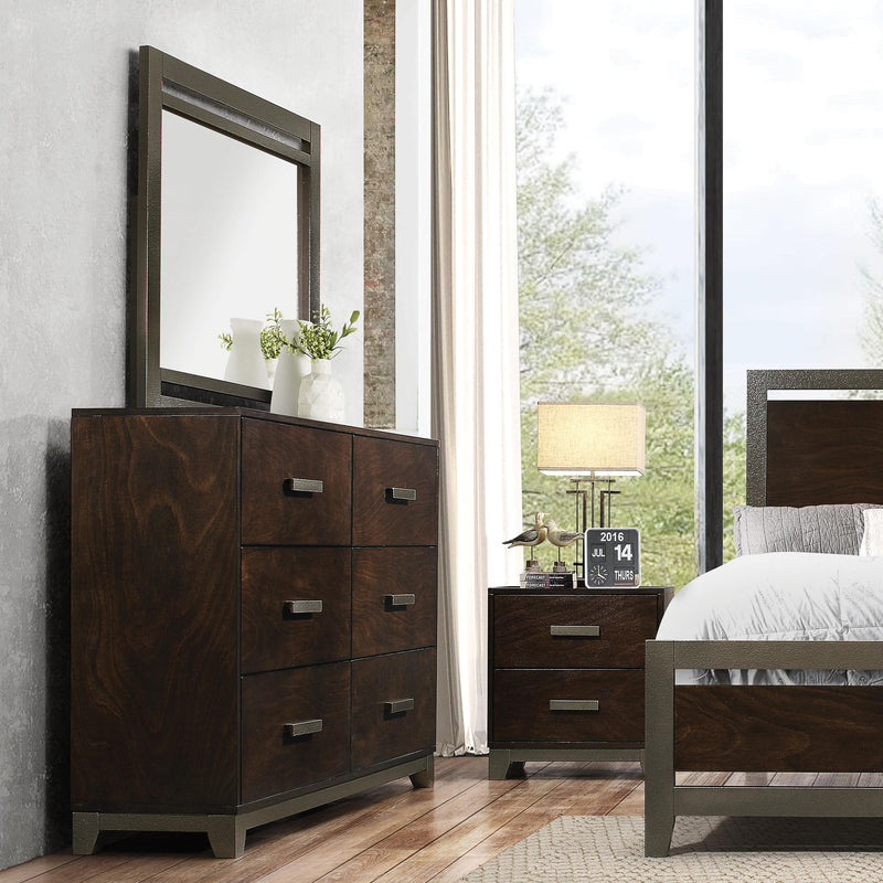 Acme Furniture Charleen 6-Drawer Dresser 26685 IMAGE 2