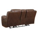  Signature Design by Ashley Stoneland Reclining Leather Look Loveseat with Console 3990494 IMAGE 3