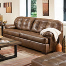 Acme Furniture Saturio Stationary Leather Match Sofa 55775 IMAGE 1
