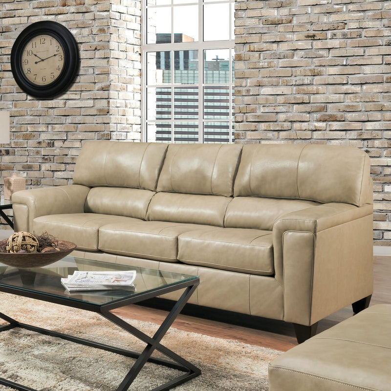 Acme Furniture Phygia Stationary Leather Match Sofa 55760 IMAGE 1