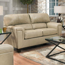 Acme Furniture Phygia Stationary Leather Match Loveseat 55761 IMAGE 1