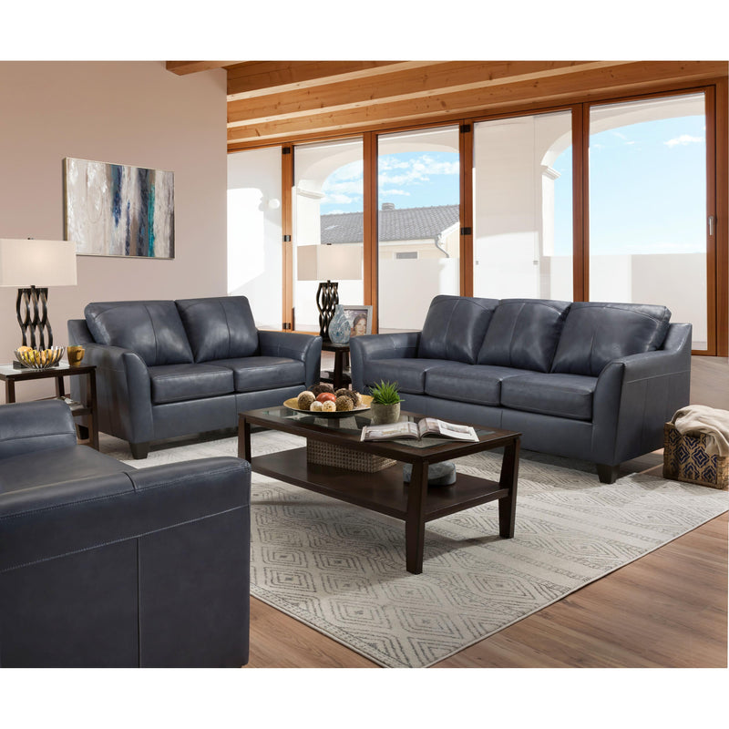 Acme Furniture Cocus Stationary Leather Match Sofa 55785 IMAGE 2