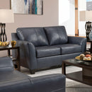 Acme Furniture Cocus Stationary Leather Match Loveseat 55785 IMAGE 1