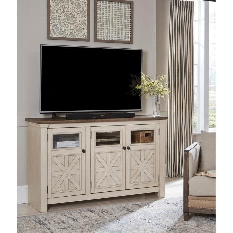  Signature Design by Ashley Bolanburg TV Stand with Cable Management W647-38 IMAGE 3