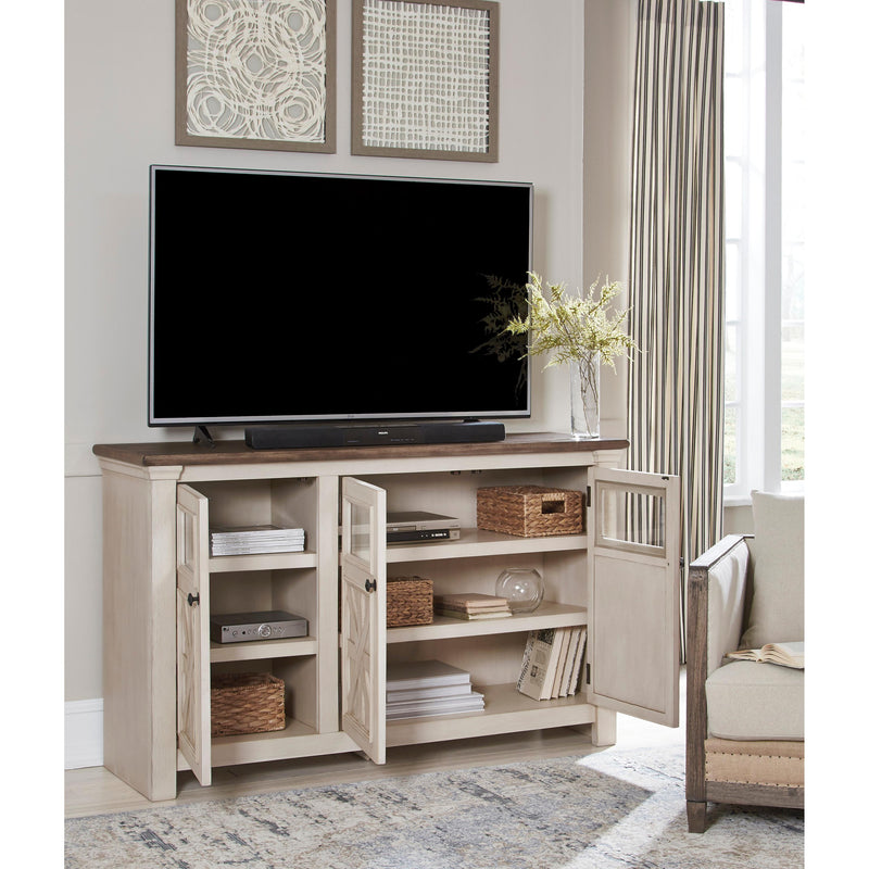  Signature Design by Ashley Bolanburg TV Stand with Cable Management W647-38 IMAGE 4