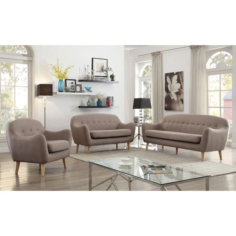 Acme Furniture Stationary Fabric Loveseat 53701 IMAGE 2