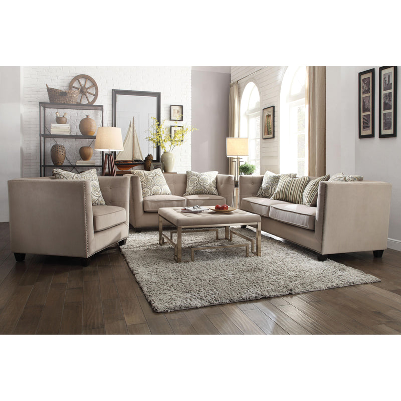 Acme Furniture Stationary Fabric Chair 53587 IMAGE 2