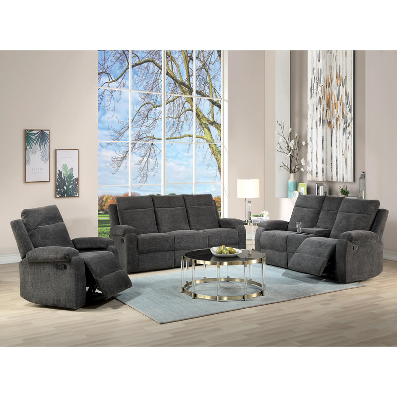 Acme Furniture Elijah Reclining Fabric Sofa 55115 IMAGE 2
