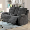 Acme Furniture Elijah Reclining Fabric Loveseat 55116 IMAGE 1
