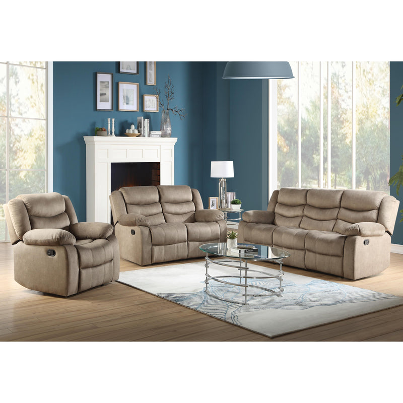 Acme Furniture Angelina Reclining Fabric Sofa 55040 IMAGE 2