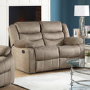Acme Furniture Angelina Reclining Fabric Loveseat 55041 IMAGE 1