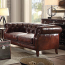 Acme Furniture Stationary Leather Loveseat 53626 IMAGE 1