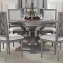 Acme Furniture Round Artesia Dining Table and Pedestal Base 77085 IMAGE 1