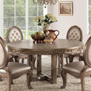 Acme Furniture Round Orianne Dining Table and Pedestal Base 63785 IMAGE 1