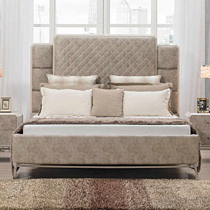Acme Furniture Kordal Queen Upholstered Platform Bed 27200Q IMAGE 2