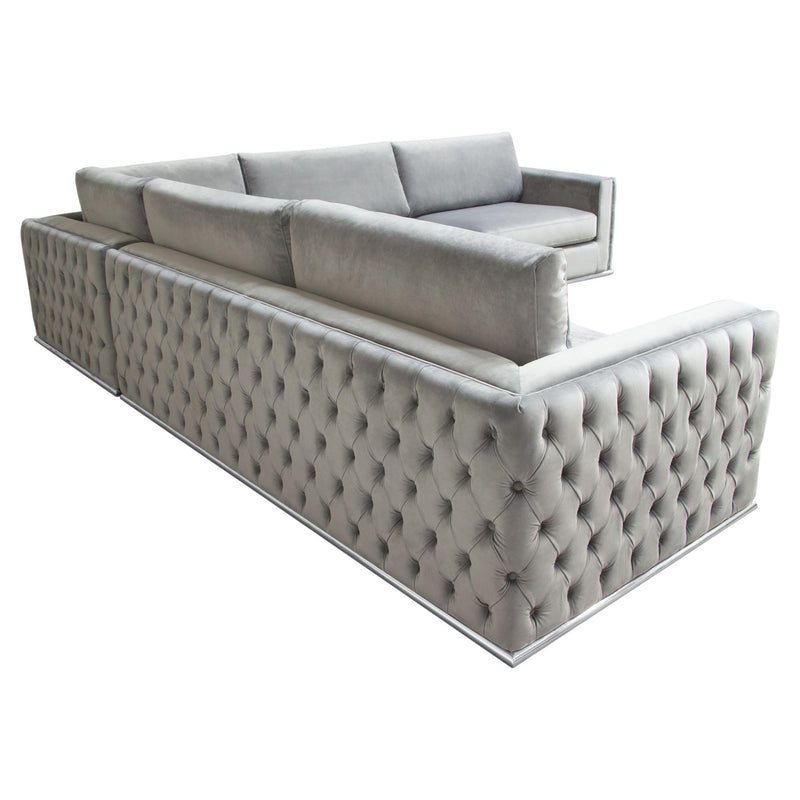 Diamond Sofa Envy Fabric Sectional ENVY3PCSECTGR IMAGE 9