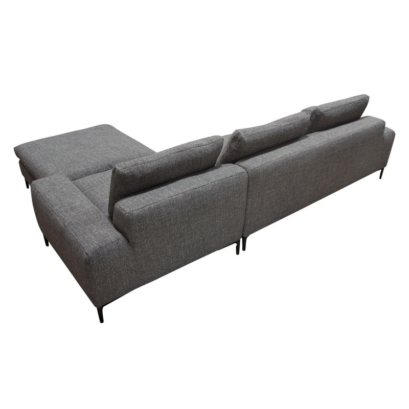 Diamond Sofa Flux Fabric 3 pc Sectional FLUX3PCSECTGR IMAGE 11