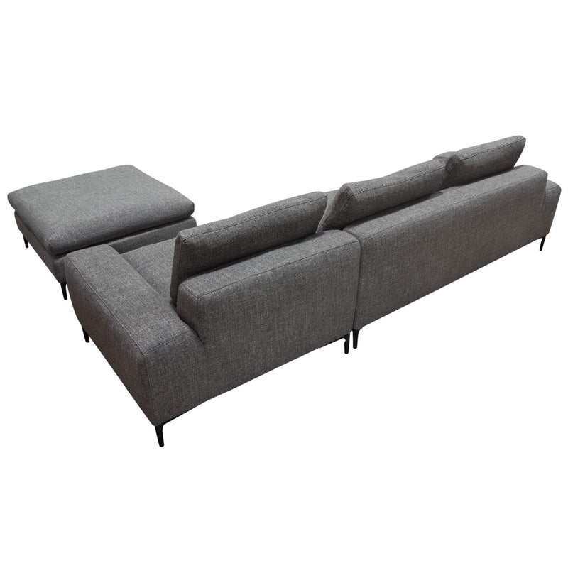 Diamond Sofa Flux Fabric 3 pc Sectional FLUX3PCSECTGR IMAGE 12
