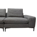 Diamond Sofa Flux Fabric 3 pc Sectional FLUX3PCSECTGR IMAGE 15