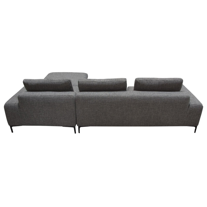 Diamond Sofa Flux Fabric 3 pc Sectional FLUX3PCSECTGR IMAGE 8