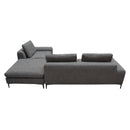 Diamond Sofa Flux Fabric 3 pc Sectional FLUX3PCSECTGR IMAGE 9