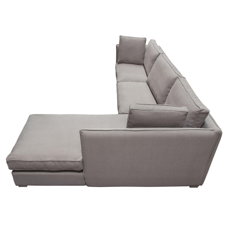 Diamond Sofa Hope 2 pc Sectional HOPERF2PCSECTGR IMAGE 14