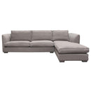 Diamond Sofa Hope 2 pc Sectional HOPERF2PCSECTGR IMAGE 2