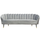 Diamond Sofa Luna Stationary Fabric Sofa LUNASOGR IMAGE 1