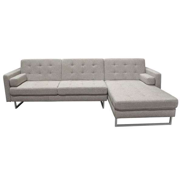 Diamond Sofa Opus Fabric 2 pc Sectional OPUSRFSECTBA IMAGE 1