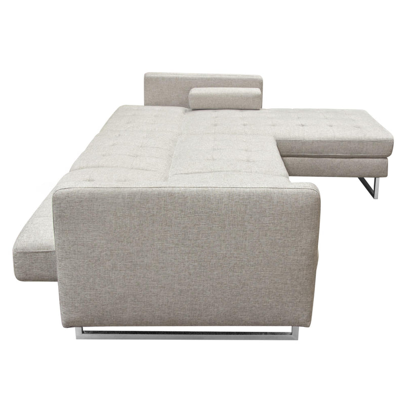 Diamond Sofa Opus Fabric 2 pc Sectional OPUSRFSECTBA IMAGE 8