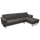 Diamond Sofa Opus Fabric 2 pc Sectional OPUSRFSECTGR IMAGE 1