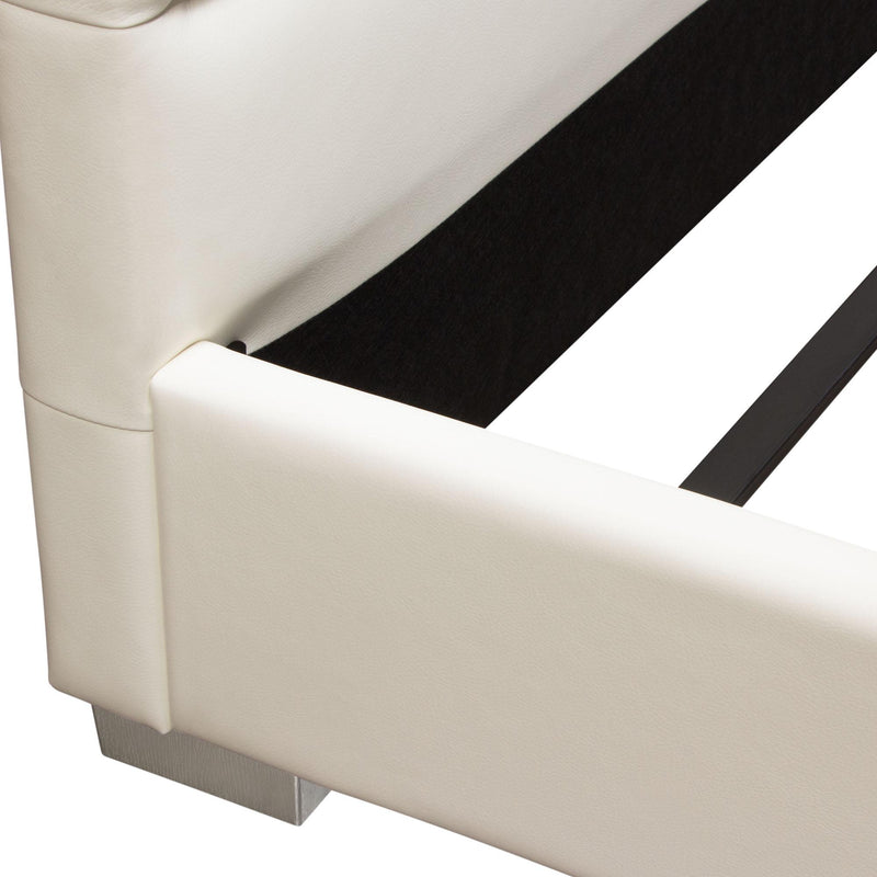 Diamond Sofa Bardot King Upholstered Bed BARDOTEKBEDWH IMAGE 5