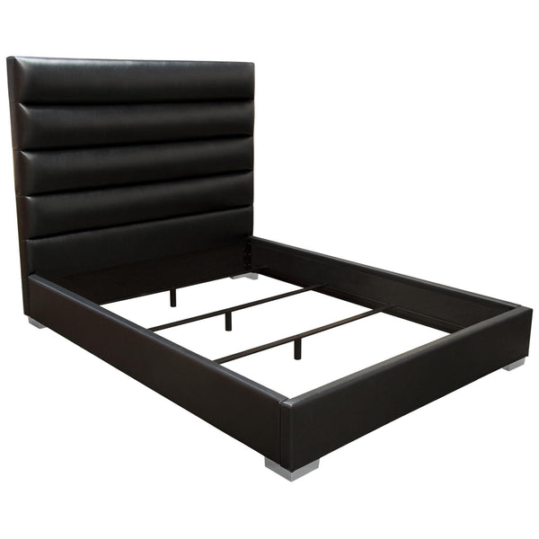 Diamond Sofa Bardot King Upholstered Bed BARDOTEKBEDBL IMAGE 1