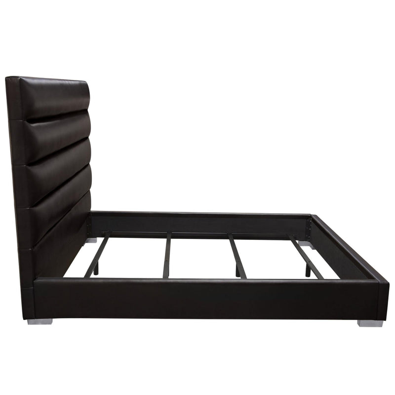 Diamond Sofa Bardot Queen Upholstered Bed BARDOTQUBEDBL IMAGE 3