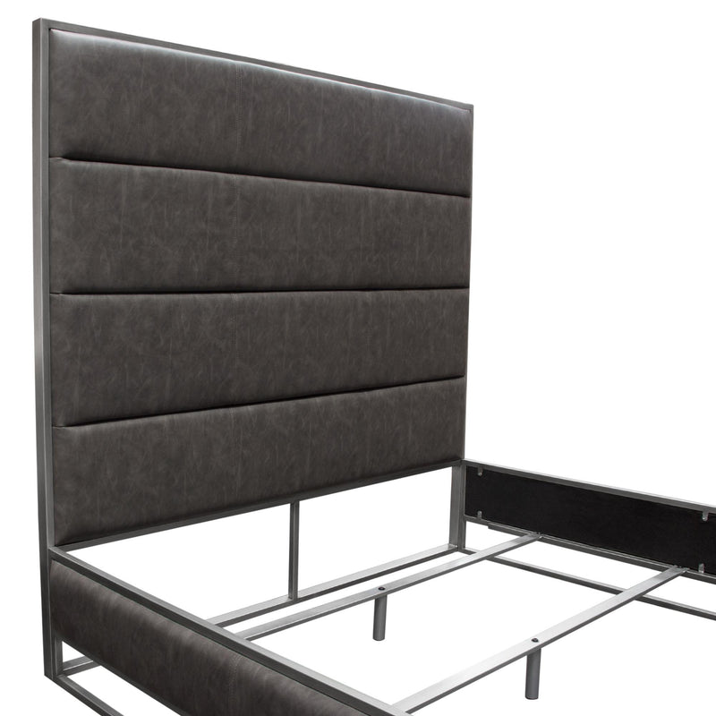 Diamond Sofa Empire Queen Upholstered Bed EMPIREQUBEDGR IMAGE 10