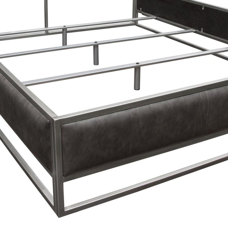 Diamond Sofa Empire Queen Upholstered Bed EMPIREQUBEDGR IMAGE 12
