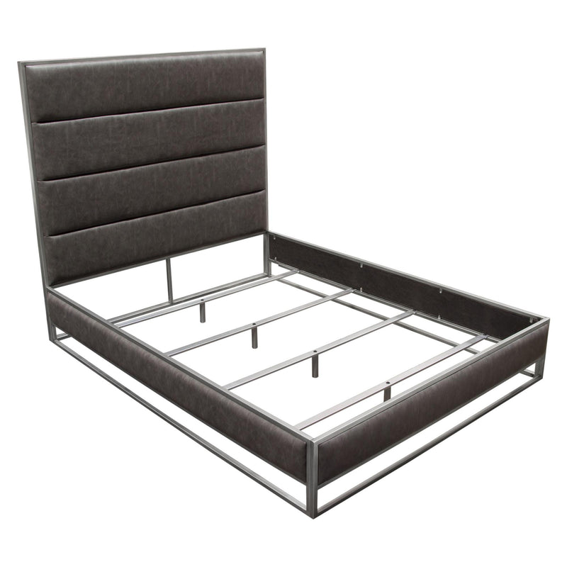 Diamond Sofa Empire Queen Upholstered Bed EMPIREQUBEDGR IMAGE 6