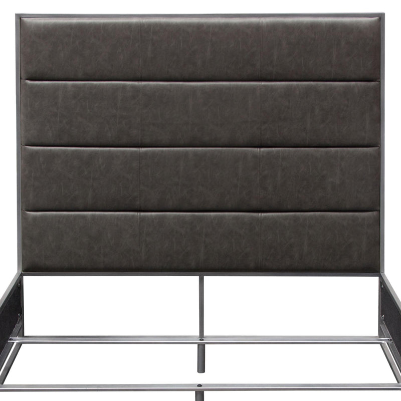 Diamond Sofa Empire Queen Upholstered Bed EMPIREQUBEDGR IMAGE 8