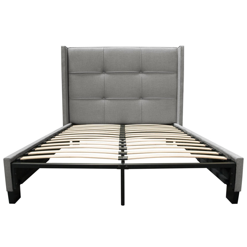 Diamond Sofa Beverly King Upholstered Platform Bed with Storage BEVERLYGREKBED IMAGE 13