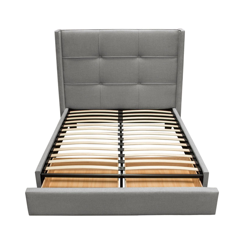 Diamond Sofa Beverly King Upholstered Platform Bed with Storage BEVERLYGREKBED IMAGE 8