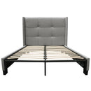 Diamond Sofa Beverly Queen Upholstered Platform Bed with Storage BEVERLYGRQUBED IMAGE 13