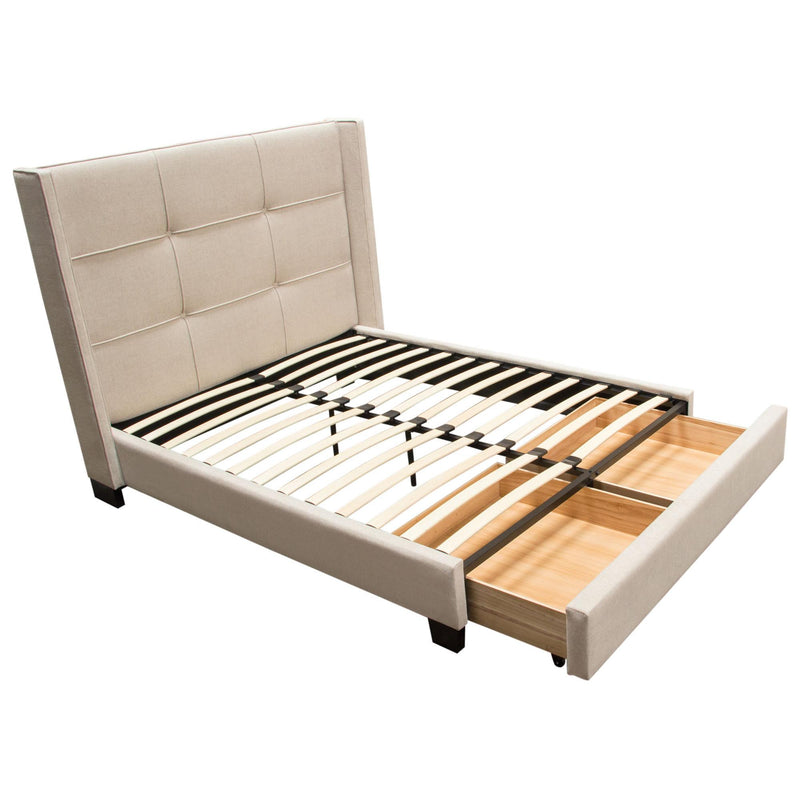 Diamond Sofa Beverly Queen Upholstered Platform Bed with Storage BEVERLYSDQUBED IMAGE 11