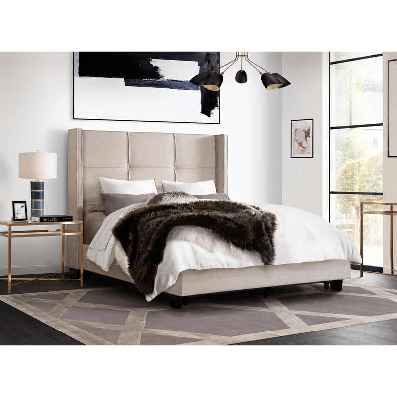 Diamond Sofa Beverly Queen Upholstered Platform Bed with Storage BEVERLYSDQUBED IMAGE 17