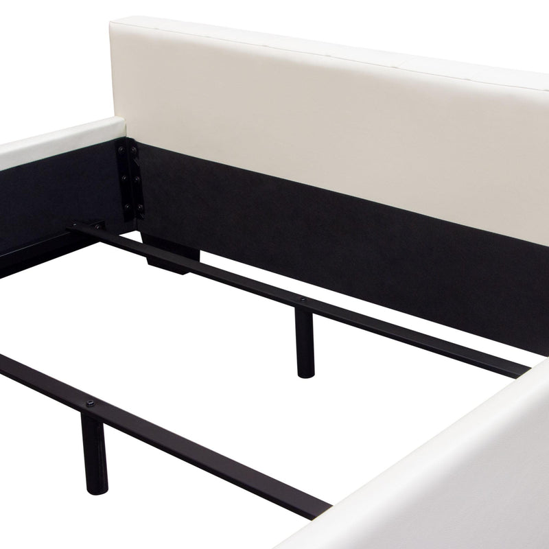 Diamond Sofa Zen Queen Upholstered Bed ZENWHQUBED IMAGE 12