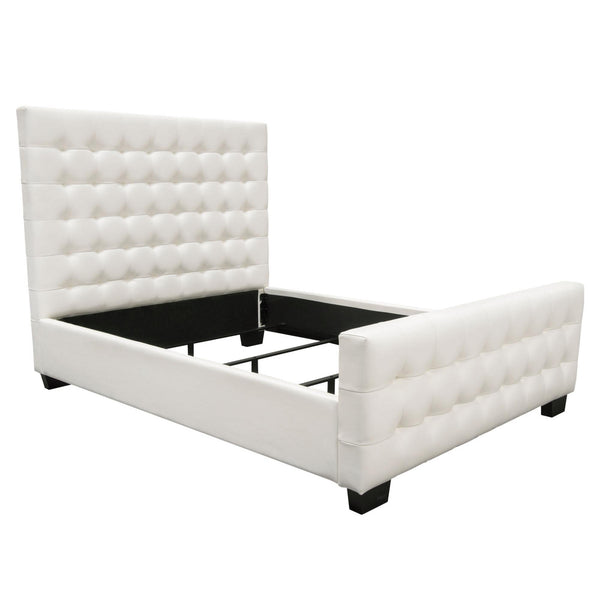 Diamond Sofa Zen Queen Upholstered Bed ZENWHQUBED IMAGE 1