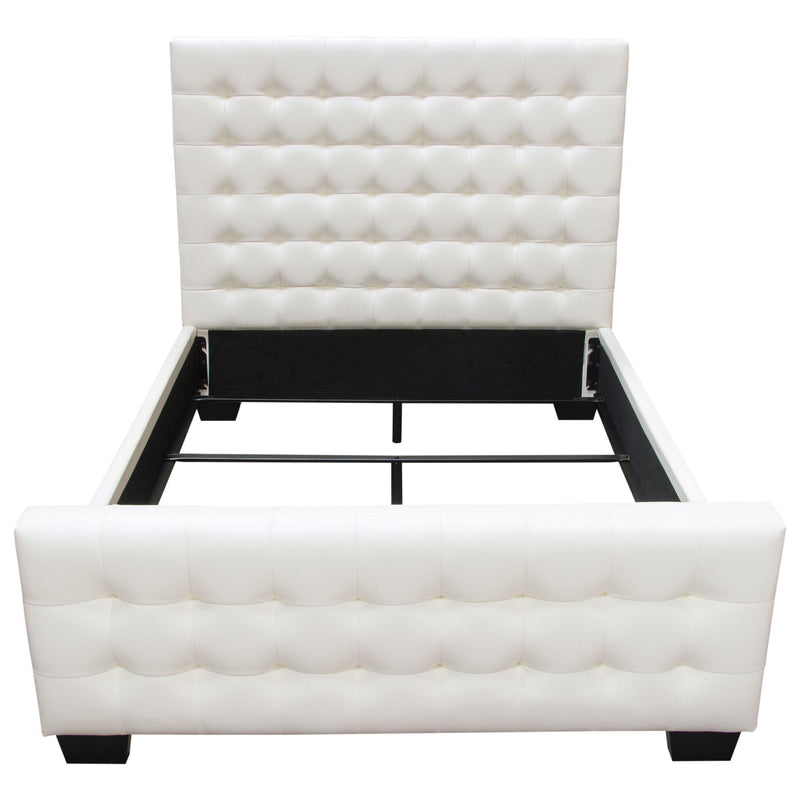 Diamond Sofa Zen Queen Upholstered Bed ZENWHQUBED IMAGE 2