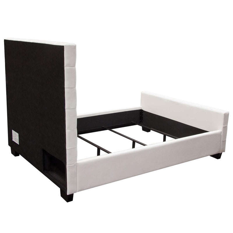 Diamond Sofa Zen Queen Upholstered Bed ZENWHQUBED IMAGE 6