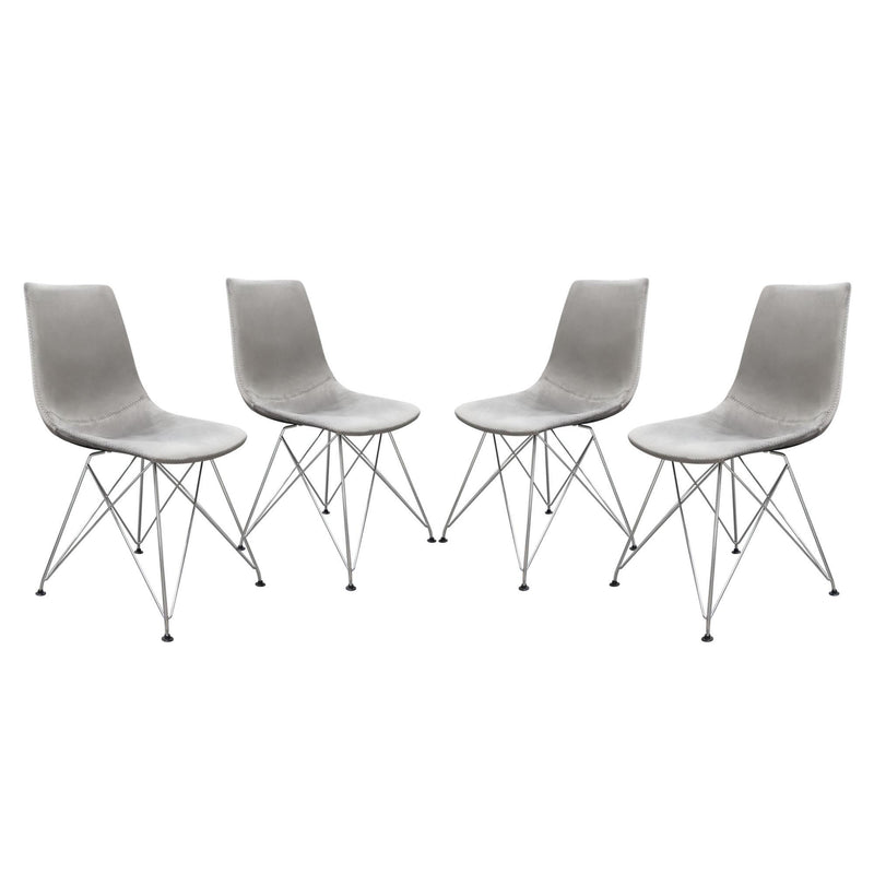 Diamond Sofa Theo Dining Chair THEODCGR4PK IMAGE 12